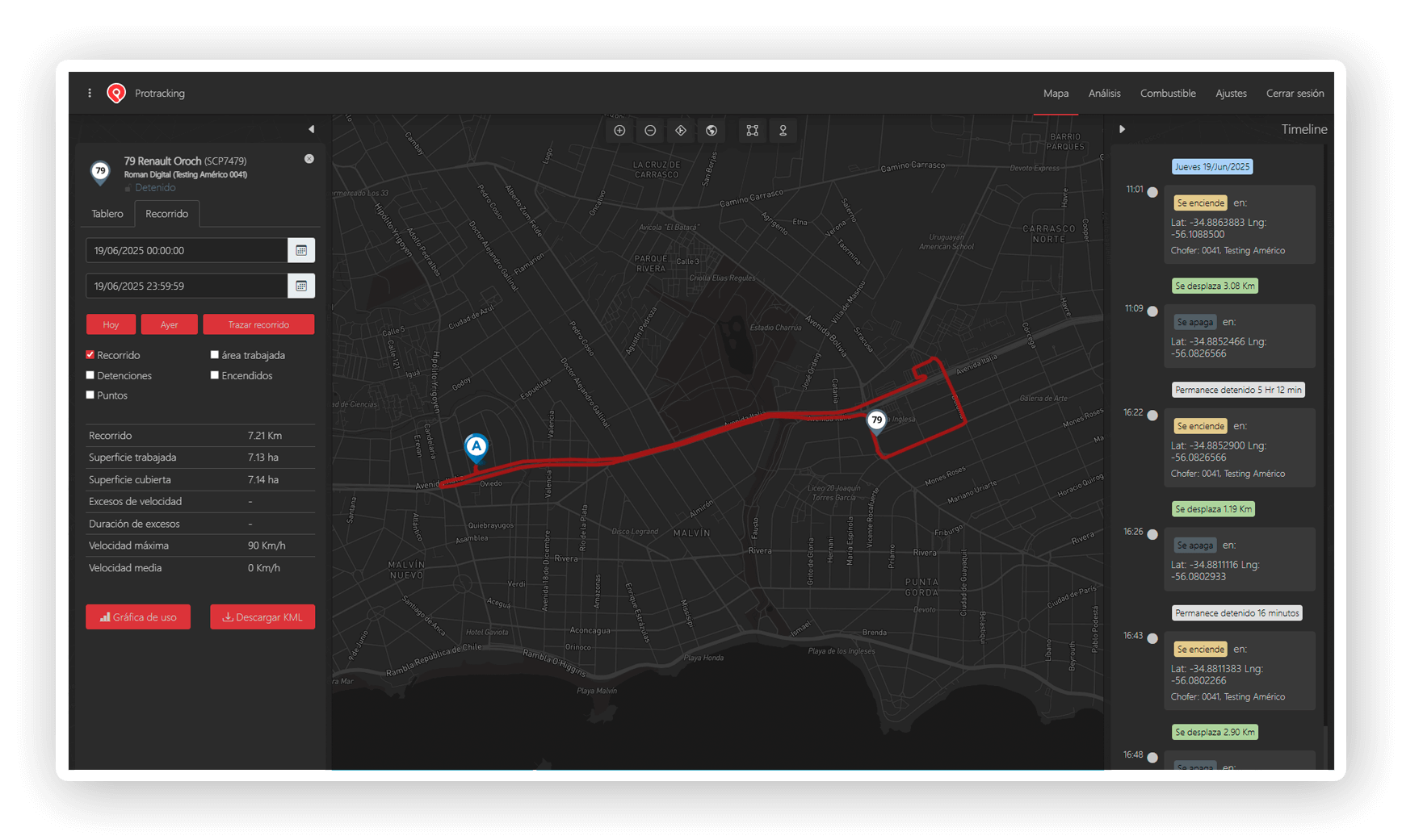 Protracking